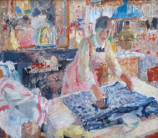 Rik Wouters Woman Ironing oil painting picture